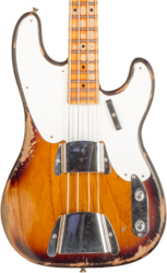 Basse électrique solid body Fender Custom Shop 1955 Precision Bass #R133839 - Heavy Relic 2-Color Sunburst