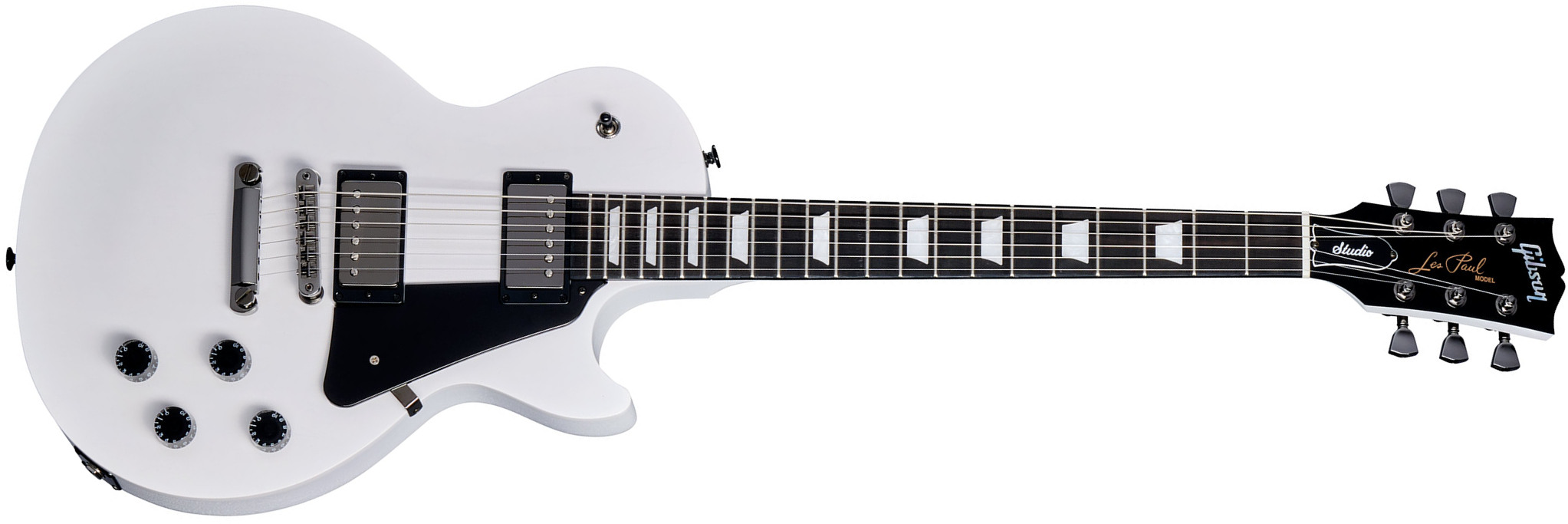 Gibson Les Paul Modern Studio Usa 2h Ht Eb - Worn White - Guitare Électrique Single Cut - Main picture