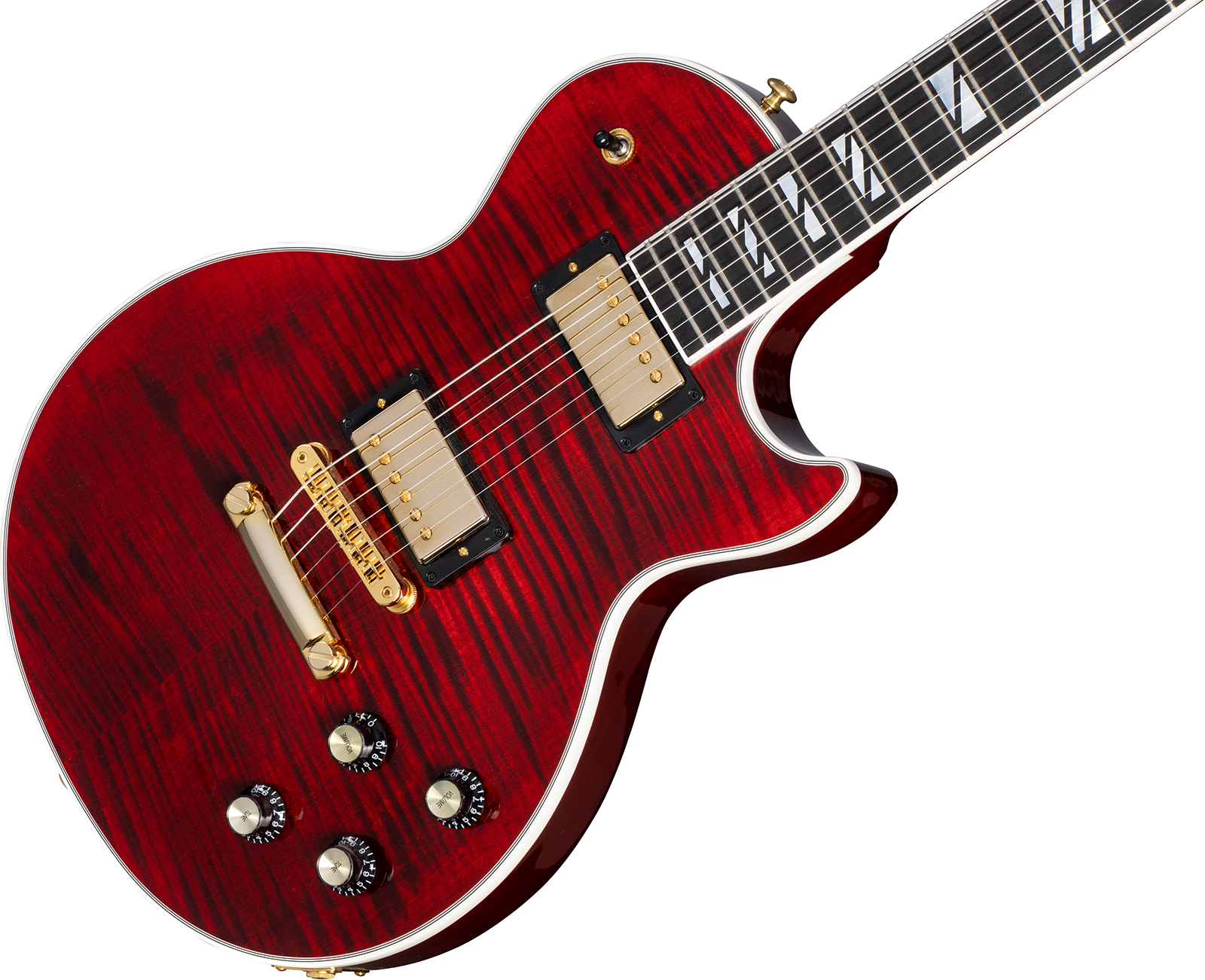 Gibson Les Paul Supreme 2023 2h Ht Eb - Wine Red - Guitare Électrique Single Cut - Variation 3