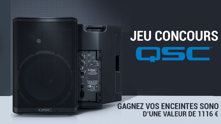 Gagnez une paire d'enceinte QSC !