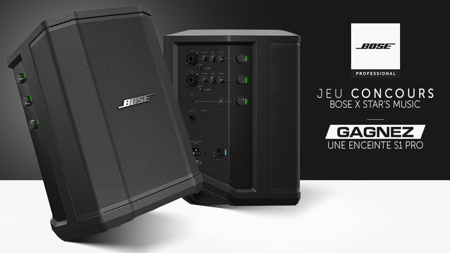 Bose vous fait gagner une sono portable S1 PRO !