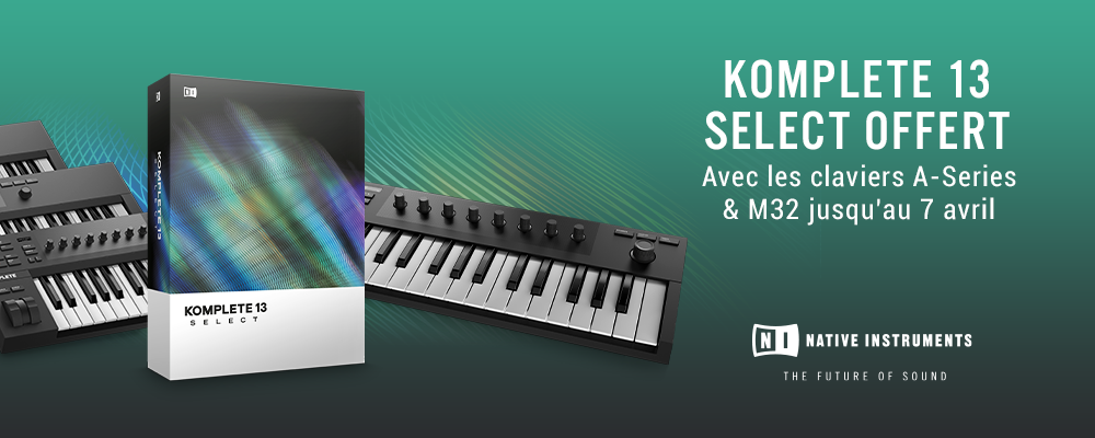Offre exclusive Native Instruments : Komplet 13 Select offert !
