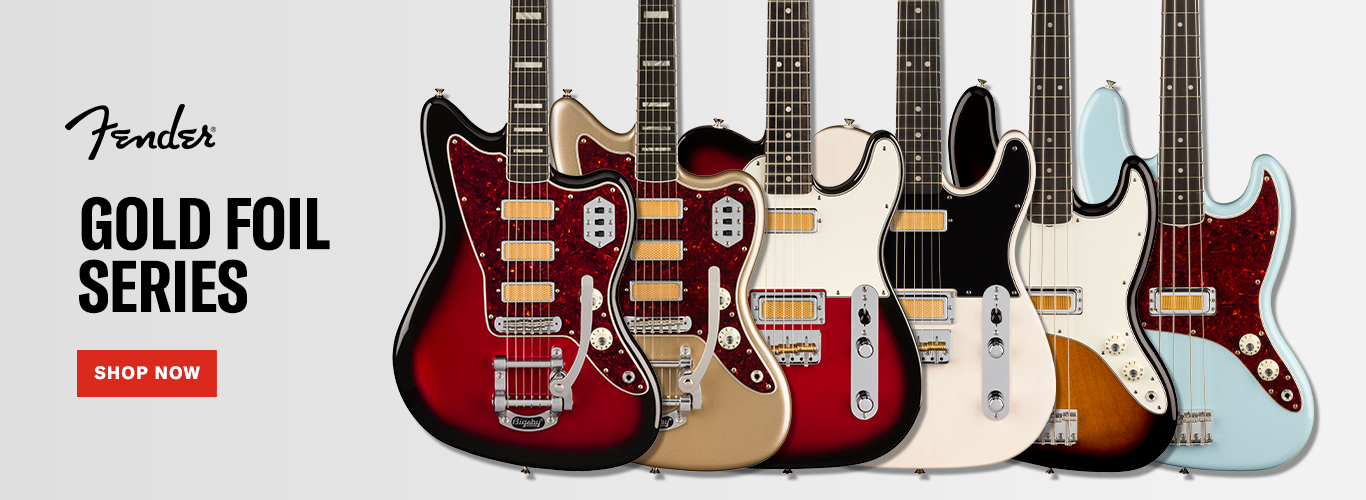 NOUVELLES FENDER GOLD FOIL SERIES