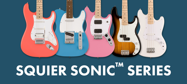 Squier Sonic Series, la gamme alliant performance et petit prix