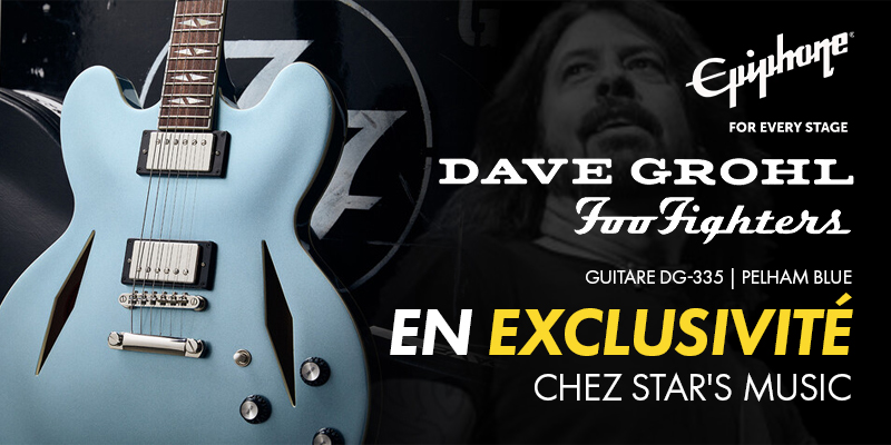 La nouvelle guitare Epiphone signée DAVE GROHL !