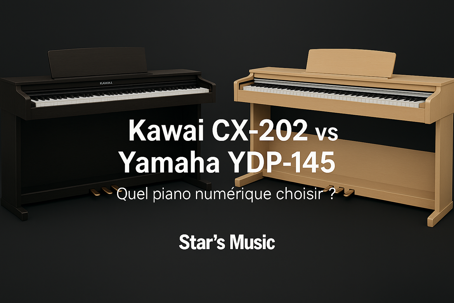 Kawai CX-202 vs Yamaha YDP-145 : lequel choisir ?