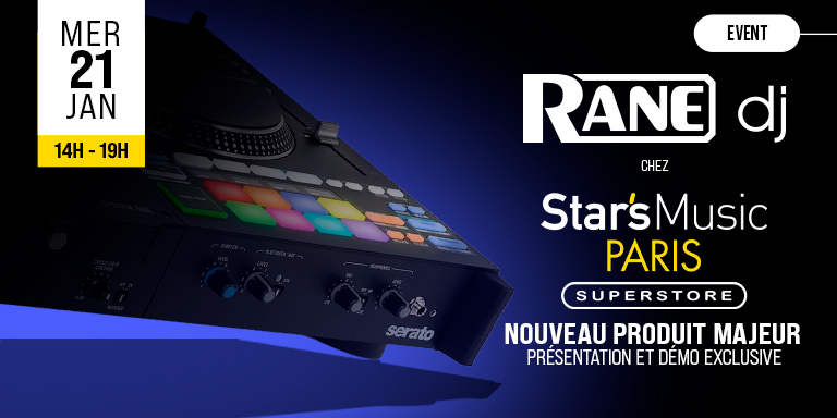 Événement RANE DJ chez Star's Music Paris