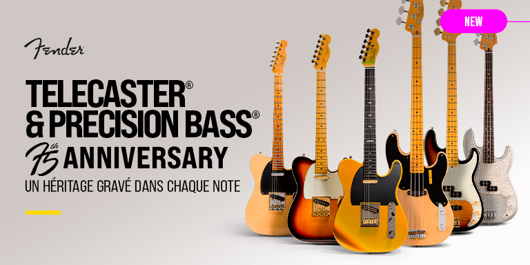 Fender 75e anniversaire : quelle Telecaster ou Precision Bass choisir en 2026 ?