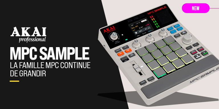 Akai MPC Sample : maîtrisez le sampling nomade
