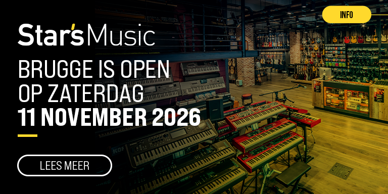 Je Star's Music-winkels zijn uitzonderlijk geopend op 11 november!