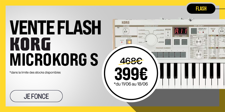 KORG Microkorg S : Grosse Vente Flash