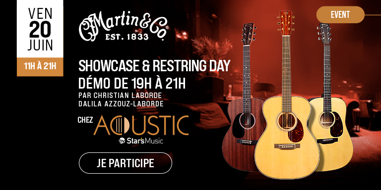MARTIN Acoustic Guitar : Évènement