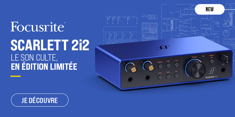 FOCUSRITE Scarlett 2i2 Anniversary Edition : Nouveauté
