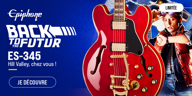 EPIPHONE Back to the Future ES-345 : Nouveauté