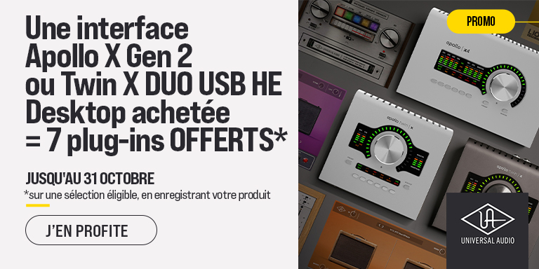 UNIVERSAL AUDIO Apollo X Rack Plugins Offerts : Promotion