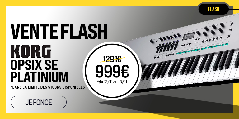 KORG Opsix SE Platinium : Grosse Vente Flash