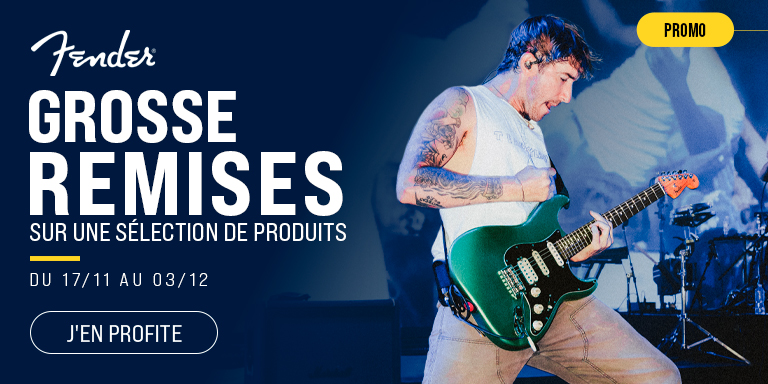 FENDER Black Friday 2025 : Promotion