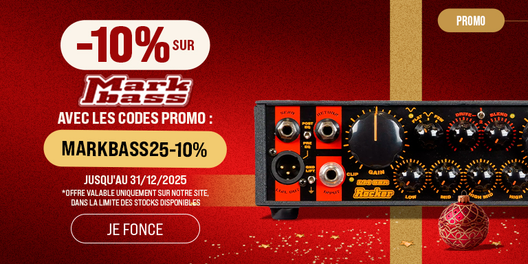 MOGAR MARKBASS Noël : Codes Promo