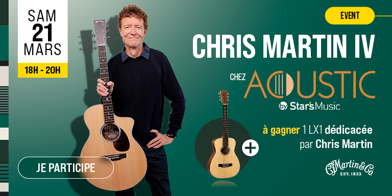 MARTIN x CHRIS MARTIN Acoustic : Évènement
