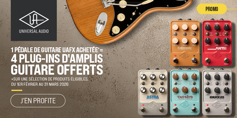 UAFX Pédales Plugins Guitares Offerts : Promotion