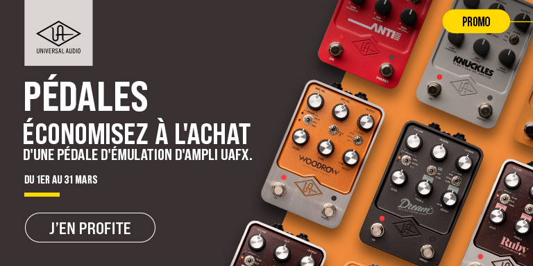 UAFX Pédales : Promotion