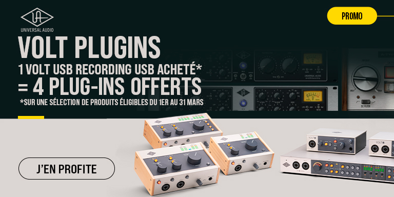UNIVERSAL AUDIO Volt Plugins Voix Offerts : Promotion