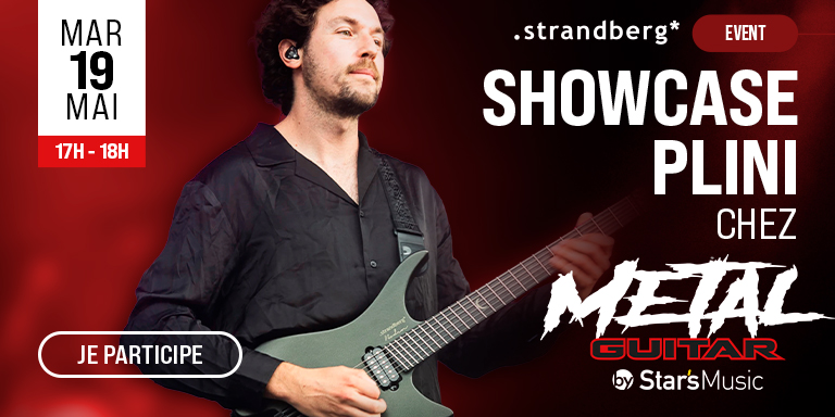 STRANDBERG x Plini x Metal Guitar : Évènement