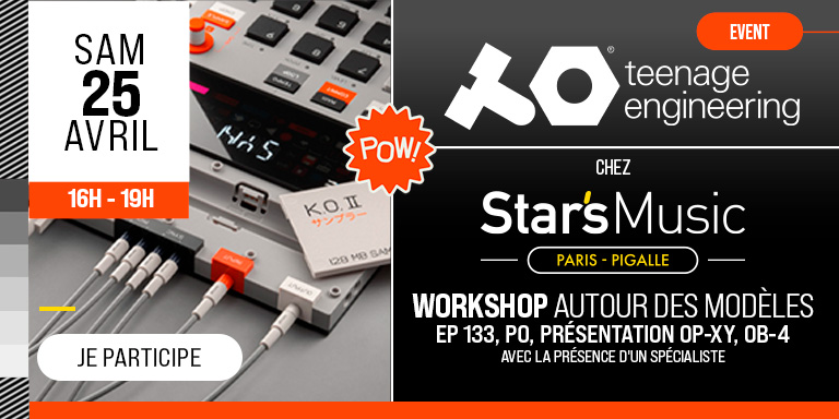 TEENAGE ENGINEERING x Star's Music Paris : Évènement