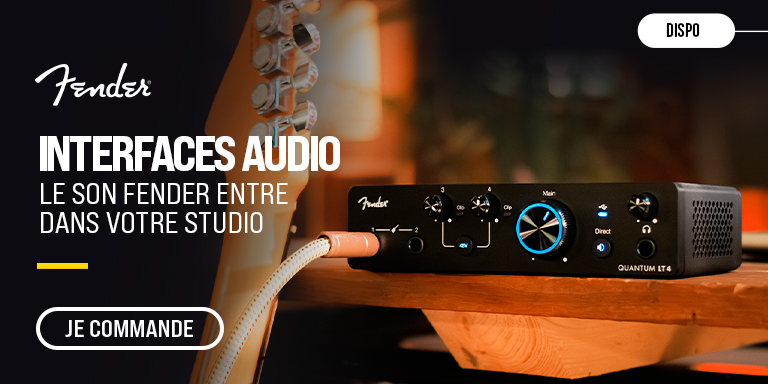 FENDER STUDIO Interfaces Audio : Push