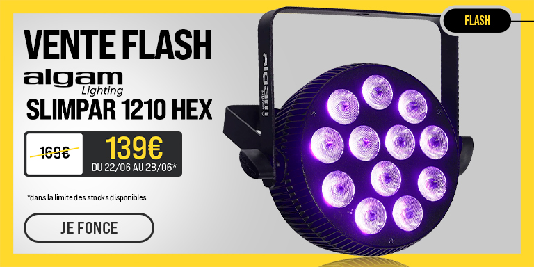 ALGAM LIGHTING Slimpar 1210 HEX : Vente Flash