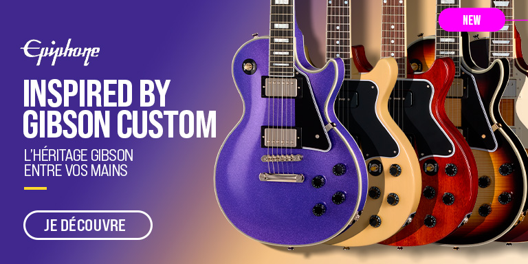 EPIPHONE Inspired By Gibson Custom : Nouveauté