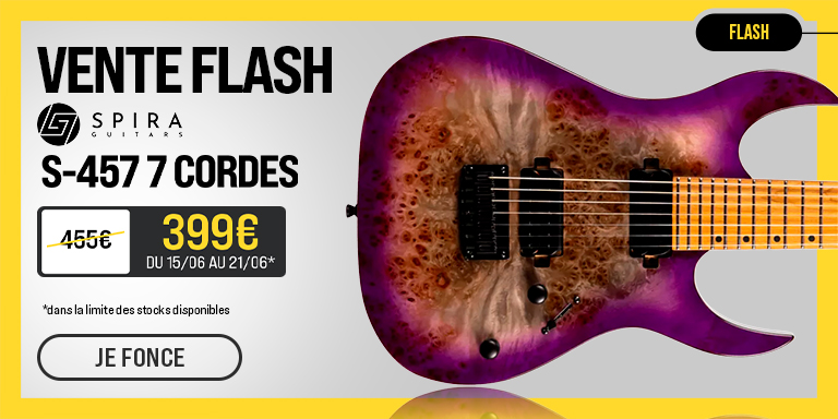 SPIRA GUITARS S-457 : Vente Flash