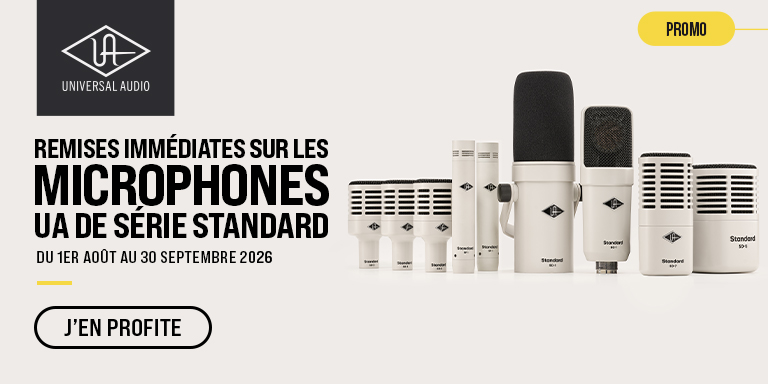 UNIVERSAL AUDIO Standard Series Microphones : Promotion
