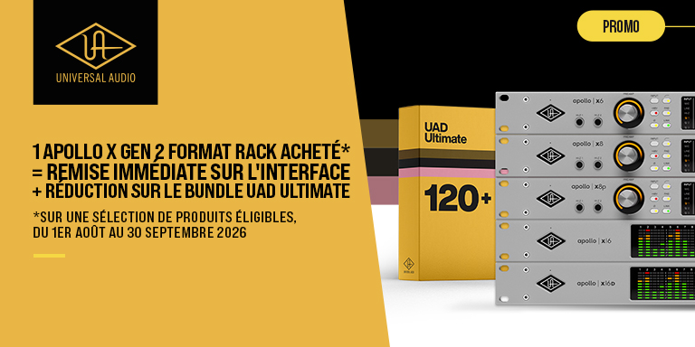 UNIVERSAL AUDIO Apollo X Gen 2 Rackmount + UAD Ultimate : Promotion