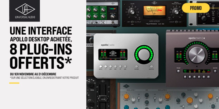 <b><center>APOLLO DESKTOP = 8 PLUG-INS OFFERTS</center></b>
