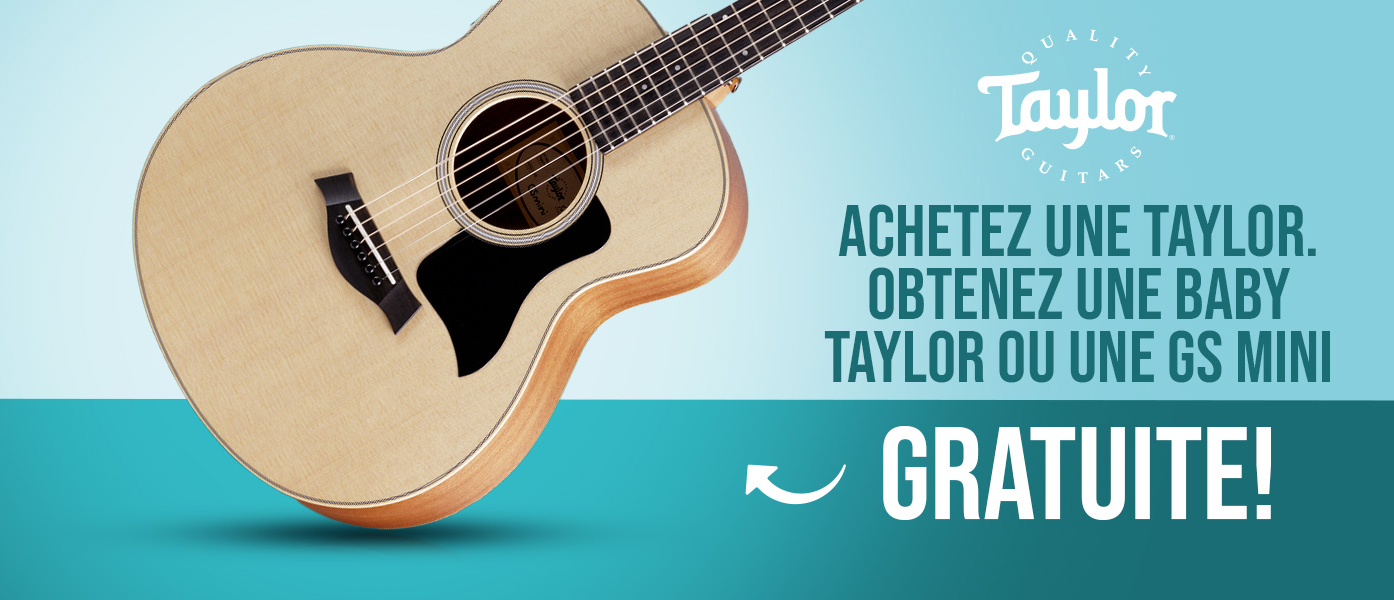 Guitare Taylor offerte