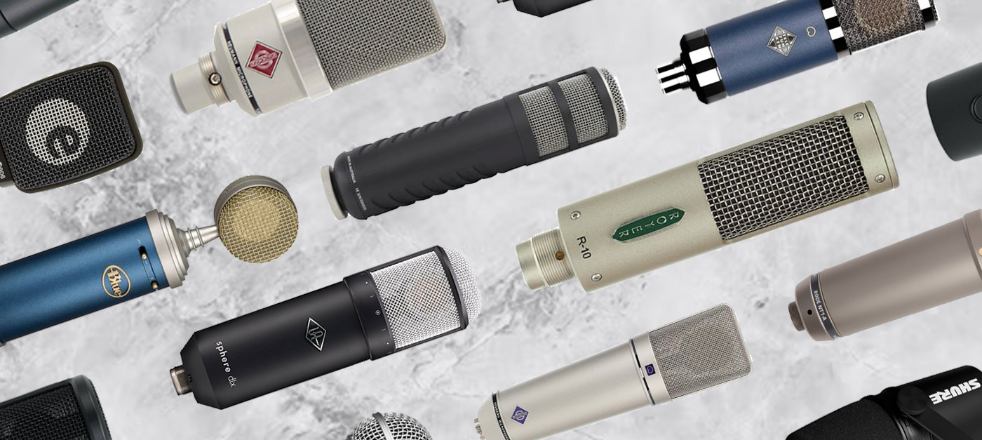 de nombreux microphones