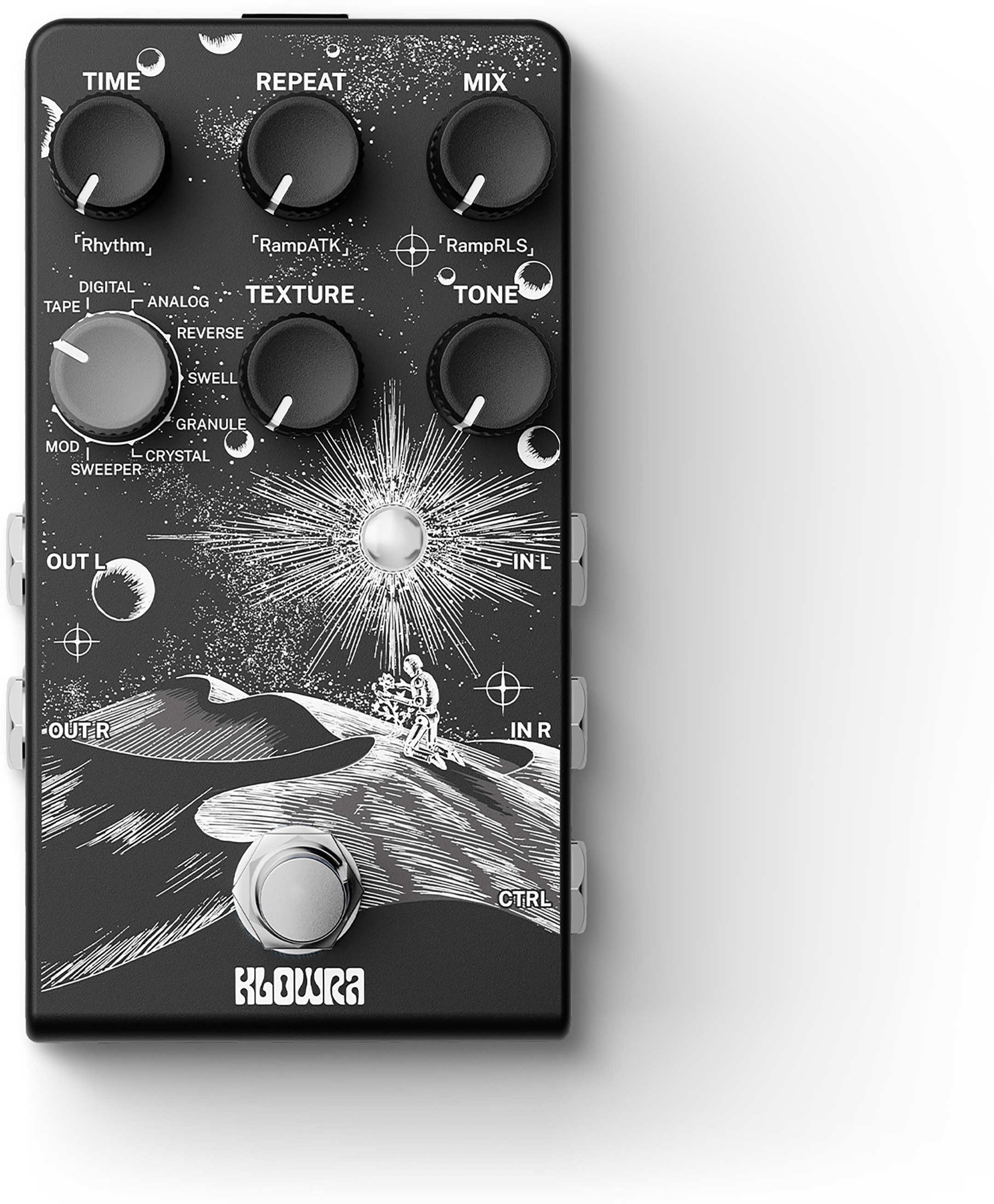 Klowra Kbs-02 Everlast Delay - PÉdale Reverb / Delay / Echo - Main picture