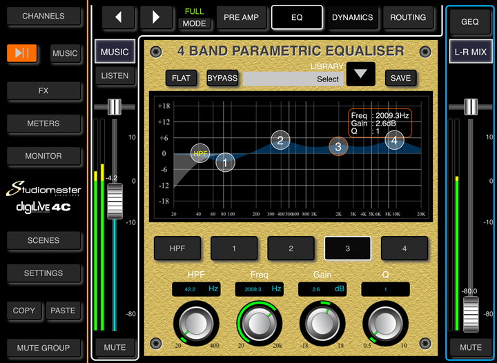 Studiomaster Digilive 4c - Table De Mixage NumÉrique - Variation 4