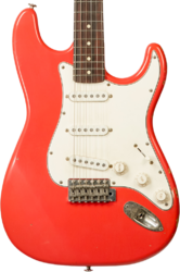 Guitare électrique forme str Haar guitars Trad S #42274 - Aged fiesta red