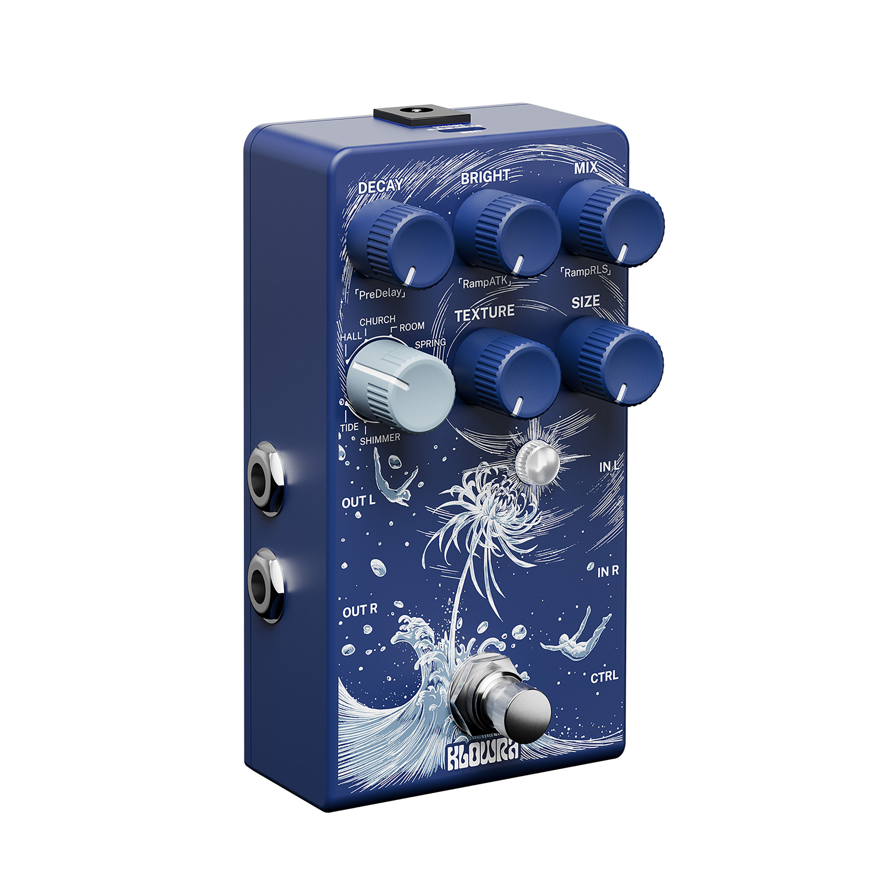 Klowra Kbs-01 Limbo Reverb - PÉdale Reverb / Delay / Echo - Variation 3