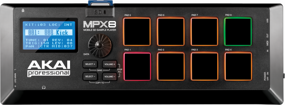 Akai Mpx8 Lecteur De Sample Sur Carte Sd - Sampleur / Groovebox - Main picture