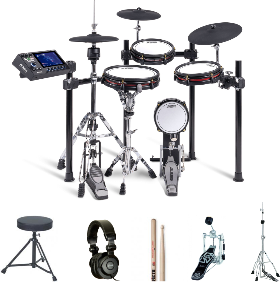 Alesis Strata Club Bundle Complet - X-hp1 + Dt90 + Vic5a + Hh45wn + Hp30 - Pack Batterie - Main picture