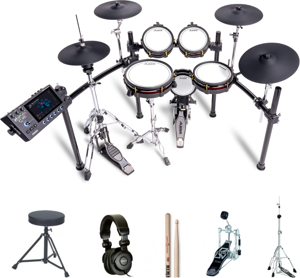Alesis Strata Core Bundle Complet - X-hp1 + Dt90 + Vic5a + Hh45wn + Hp30 - Kit Batterie Électronique - Main picture