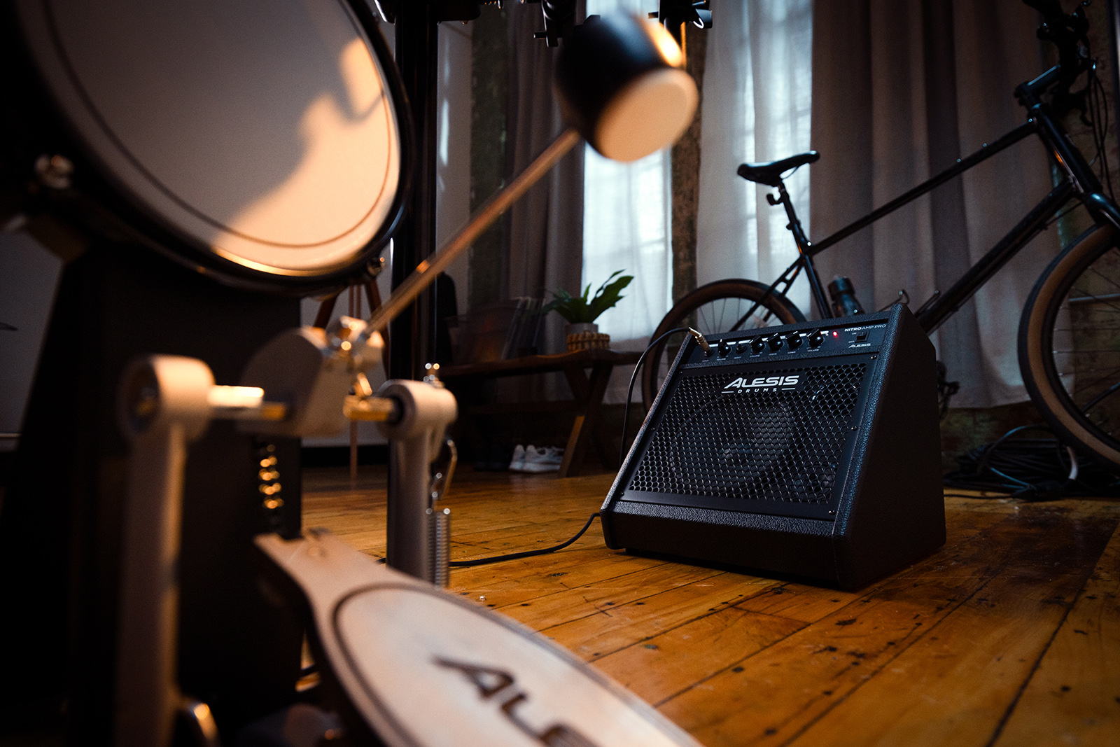 Alesis Nitro Amp Pro 80w 1x8 - SystÊme AmplifiÉ Batterie Électronique - Variation 5