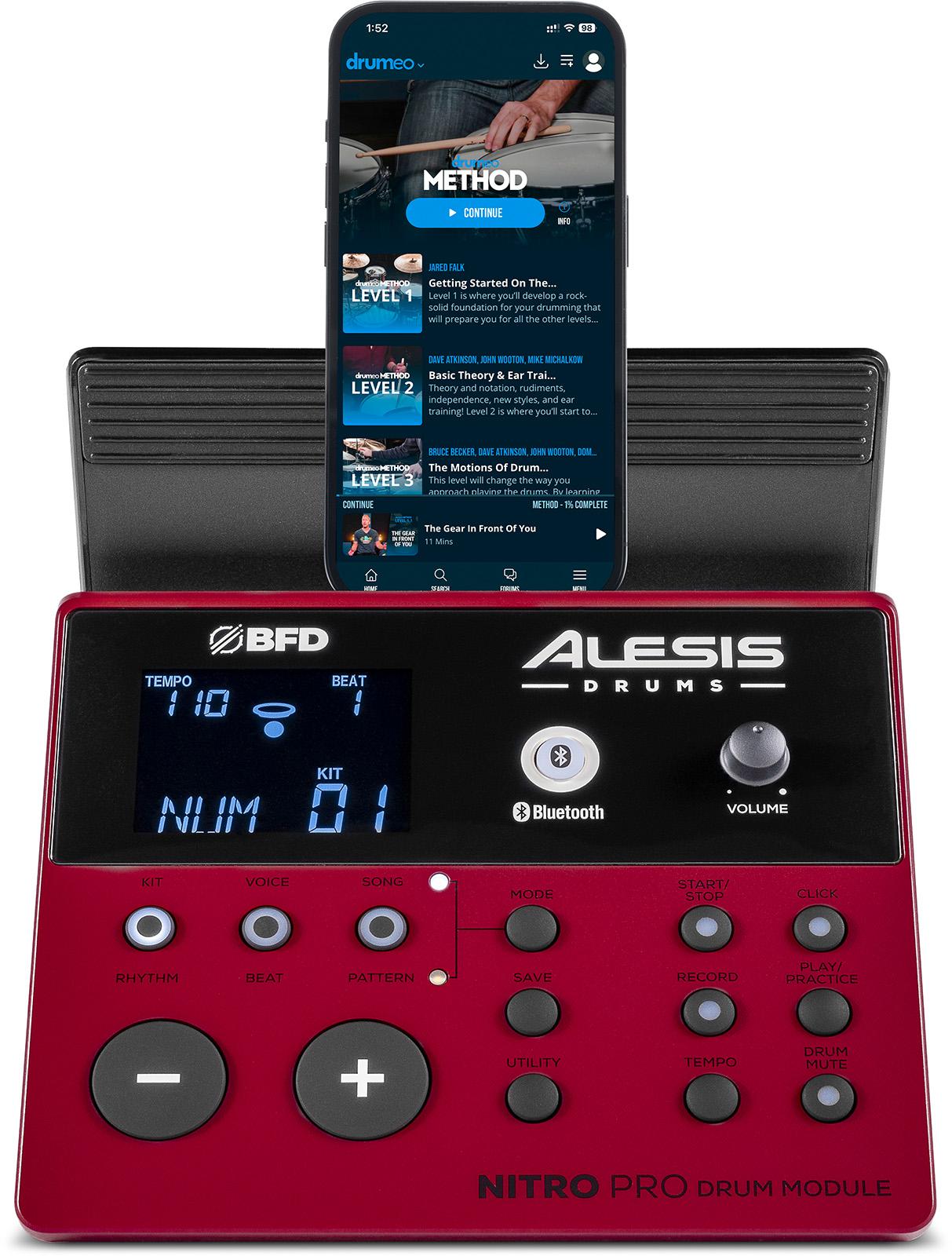 Alesis Nitro Pro Bundle Complet - X-hp1 + Dt90 + Vic5a - Pack Batterie - Variation 3
