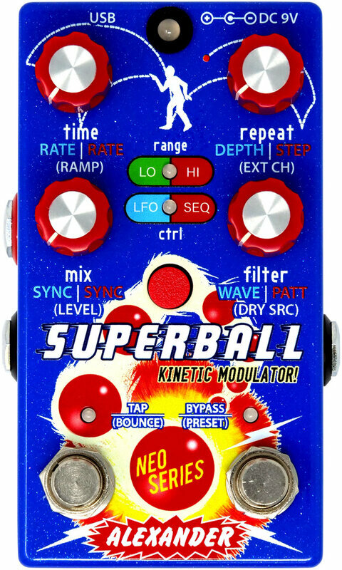 Alexander Pedals Superball Delay - PÉdale Reverb / Delay / Echo - Main picture