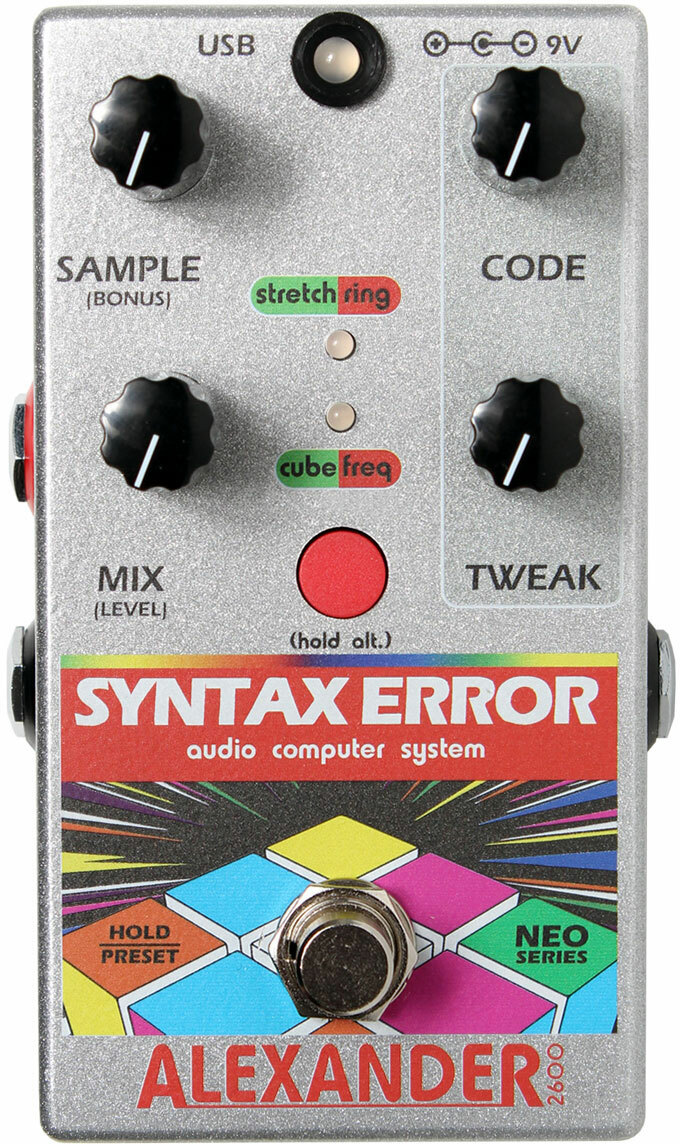 Alexander Pedals Syntax Error Audio Computer System - PÉdale Chorus / Flanger / Phaser / Tremolo - Main picture