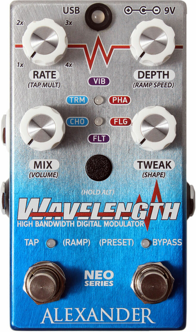 Alexander Pedals Wavelength Modulation Neo - PÉdale Chorus / Flanger / Phaser / Tremolo - Main picture