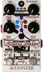 Pédale reverb / delay / echo Alexander pedals History Lesson Volume 3 Delay